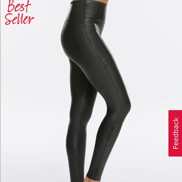 SPANX Faux Leather Leggings - Picture 3 of 8